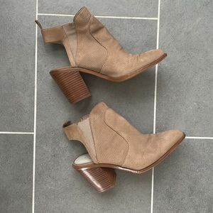 1 STATE Slingback Heeled Booties, Size 10